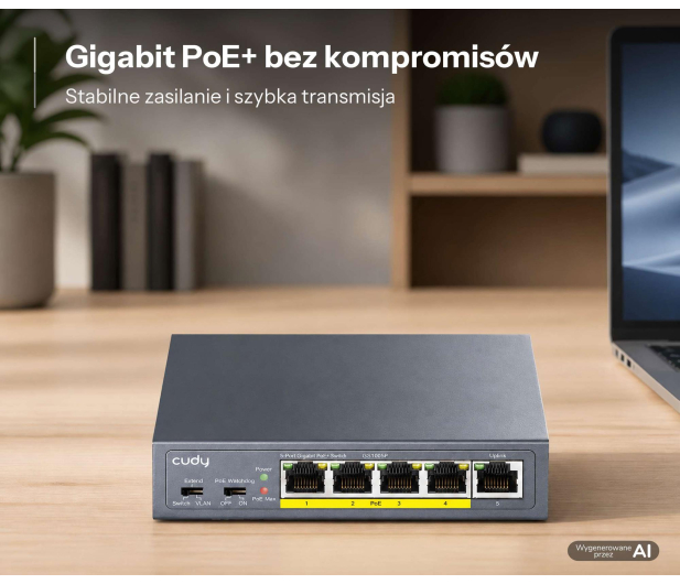 Cudy GS1005P - 1608962 - zdjęcie 3